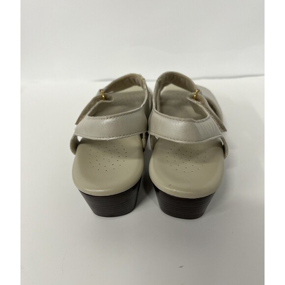 SAS Sun timer Women’s 10 N Narrow Pearl Bone Sandal Tripad Comfort Open Toe - Picture 4 of 12